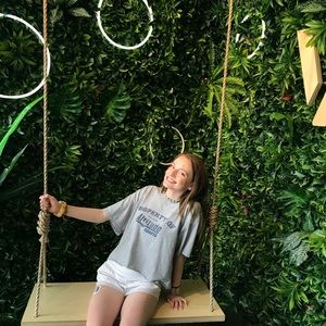 White used lulu shorts